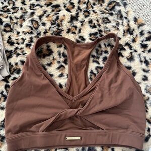 Brown Gymshark Sports Bra